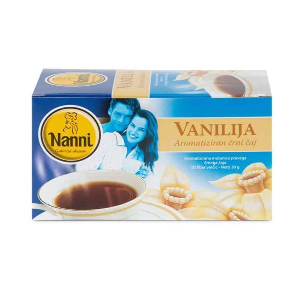 Nanni Čaji - Črni Vanilija 30g Črni čaj 30g