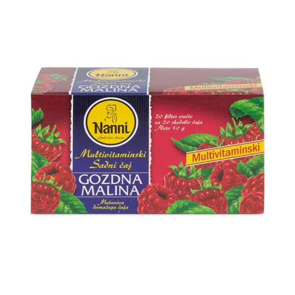 Nanni Čaji - Gozdna Malina 50g Sadni čaj 50g