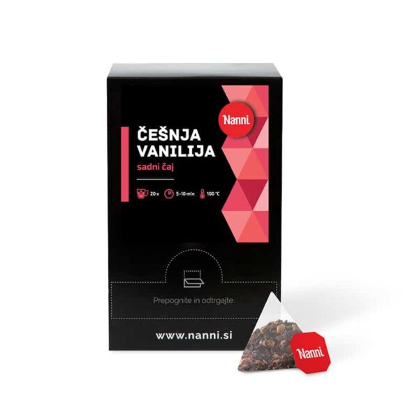 Čaj Piramida Divja Češnja 80g Sadni čaj 80g