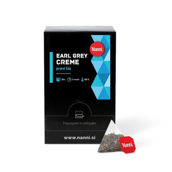Čaj Piramida Earl Grey Creme 80g Črni čaj 60g