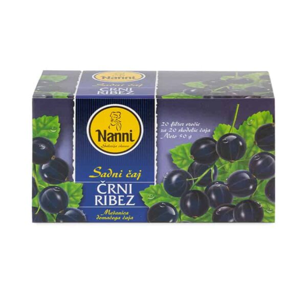 Nanni Čaji - Črni Ribez 50g Sadni čaj 50g