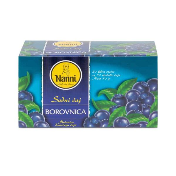 Nanni Čaji - Borovnica 50g Sadni čaj 50g