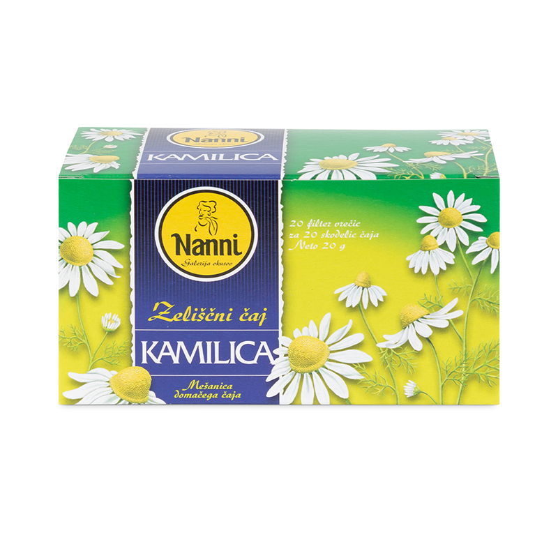 Nanni Čaji - Kamilica 20g Zeliščni čaj 20g