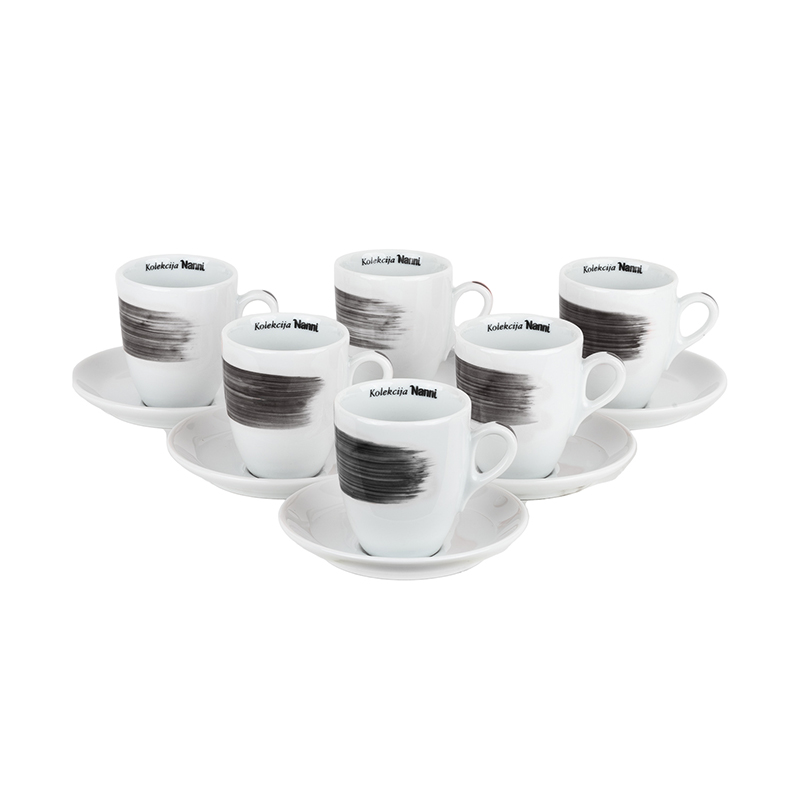 Skodelica Doppio Espr. Črna Kava Barista pripomočki